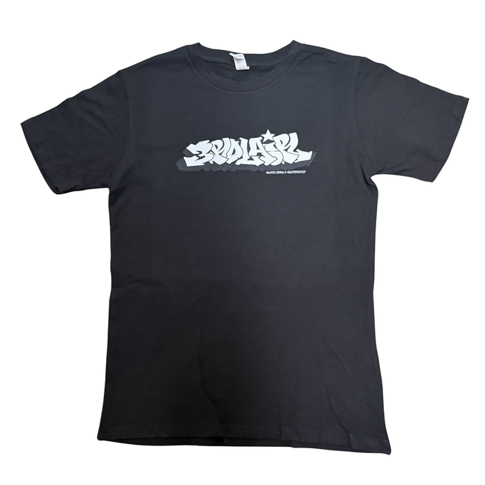 3RD LAIR GRAFFITI TSHIRT (BLACK/WHITE/BLACK)