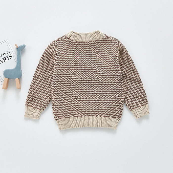 Abstract Infant Knitted Sweater - Unisex Dress Yo Baby India