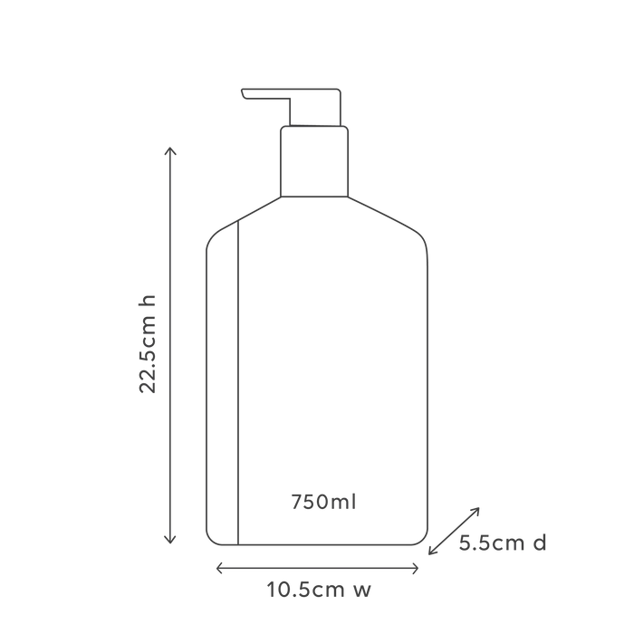 al.ive body Body Wash 750ml - Mango & Lychee
