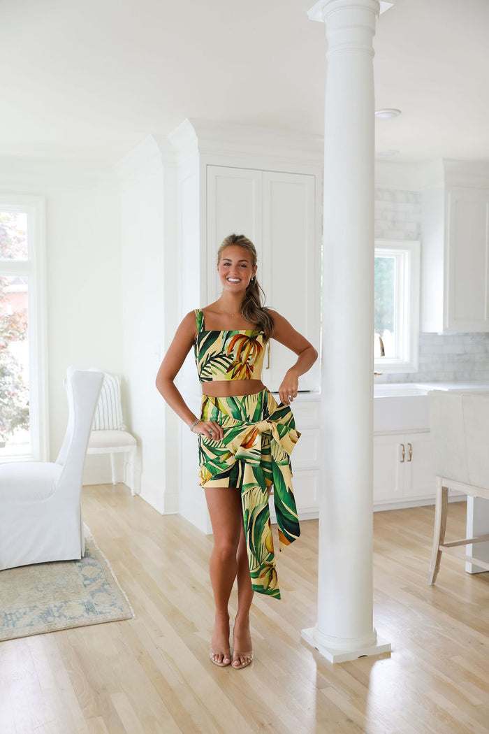 Banana Palm Set - Floral