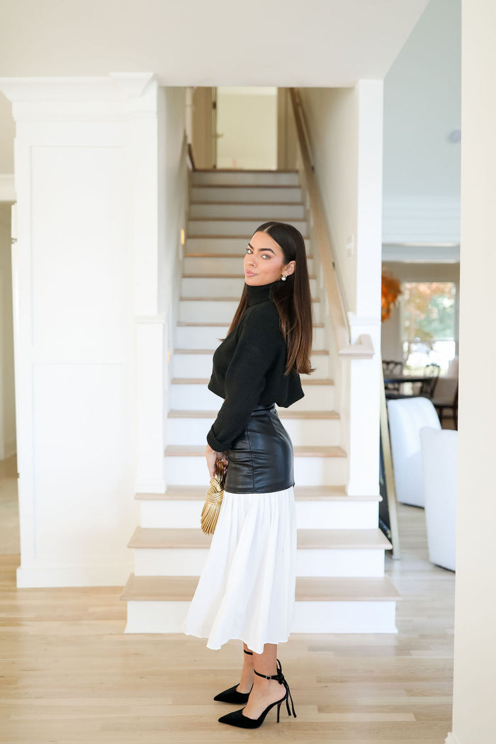 Beatrice Skirt - Black/Off White