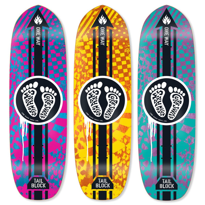 BLACK LABEL JASON ADAMS CURB SURFER DECK (9.75)