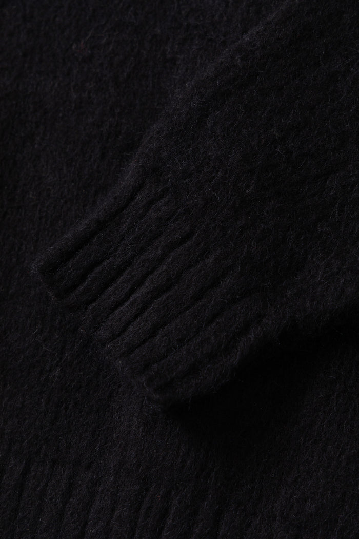 Blacksmith - Stand Collar Cardigan - Black