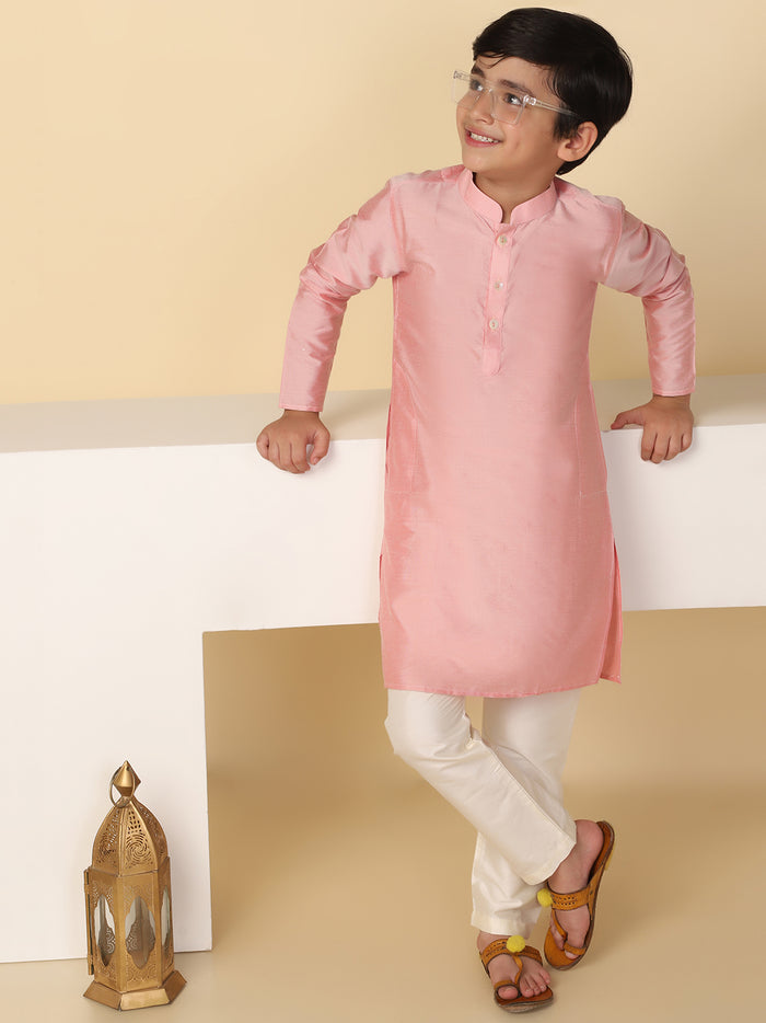 Boy's Light pink Kurta