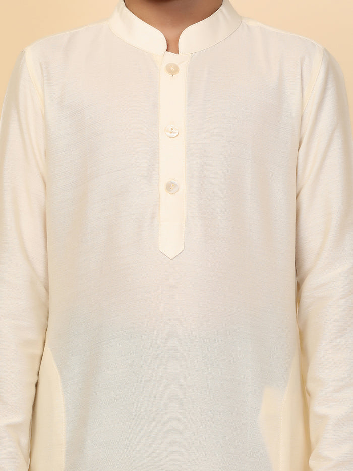 Boy's Off White Kurta