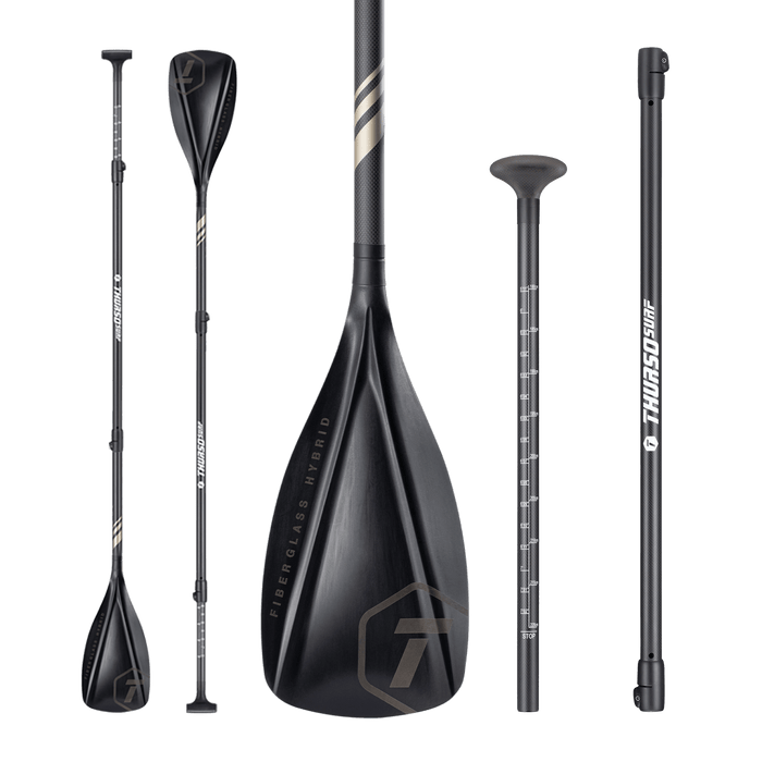 Carbon Fiber 3-Piece Adjustable SUP Paddle