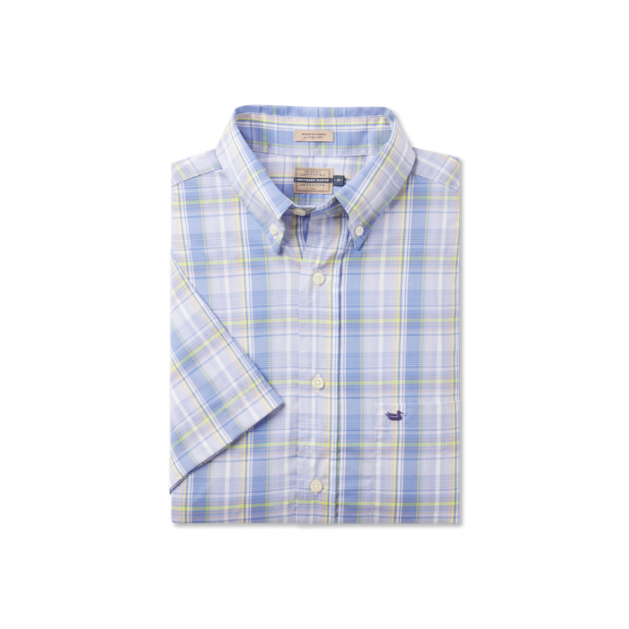Lilac and Lime Plaid / Small