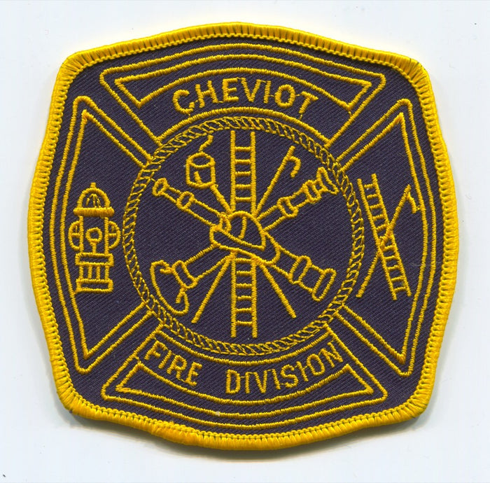 Cheviot Fire Division Patch Ohio OH