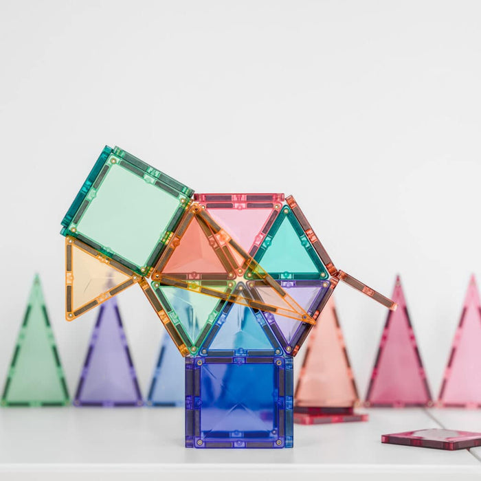 Connetix Magnetic Tiles Pastel Mini 32 Piece Pack