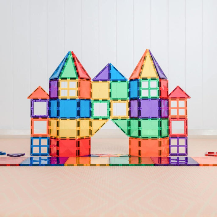 Connetix Magnetic Tiles Rainbow 60 Piece Starter Pack