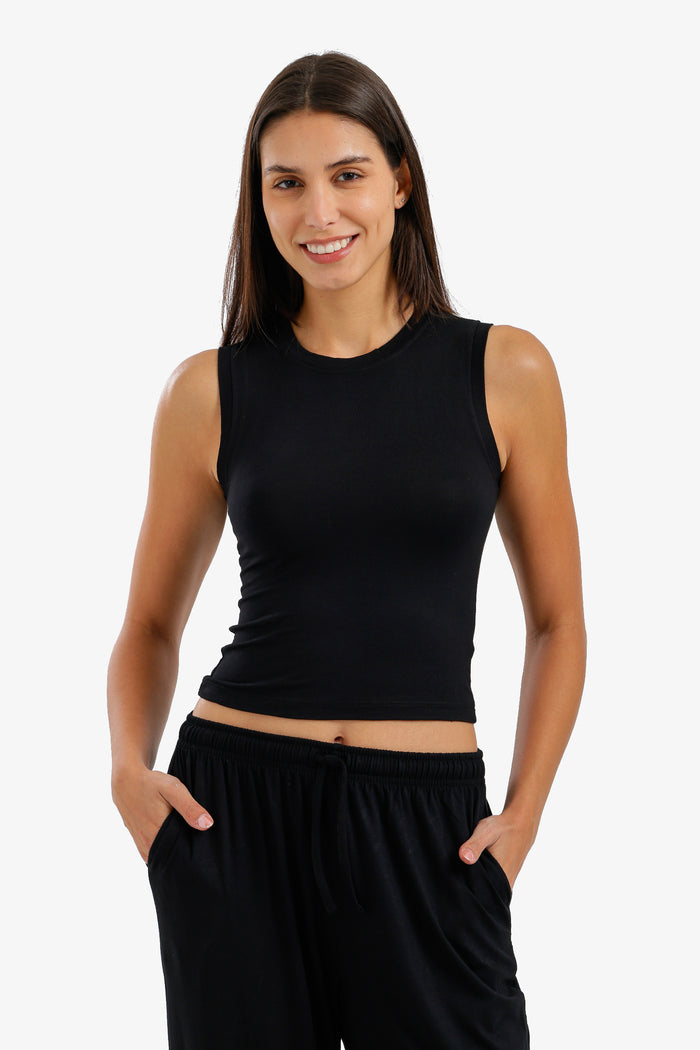 Cropped Lounge Top