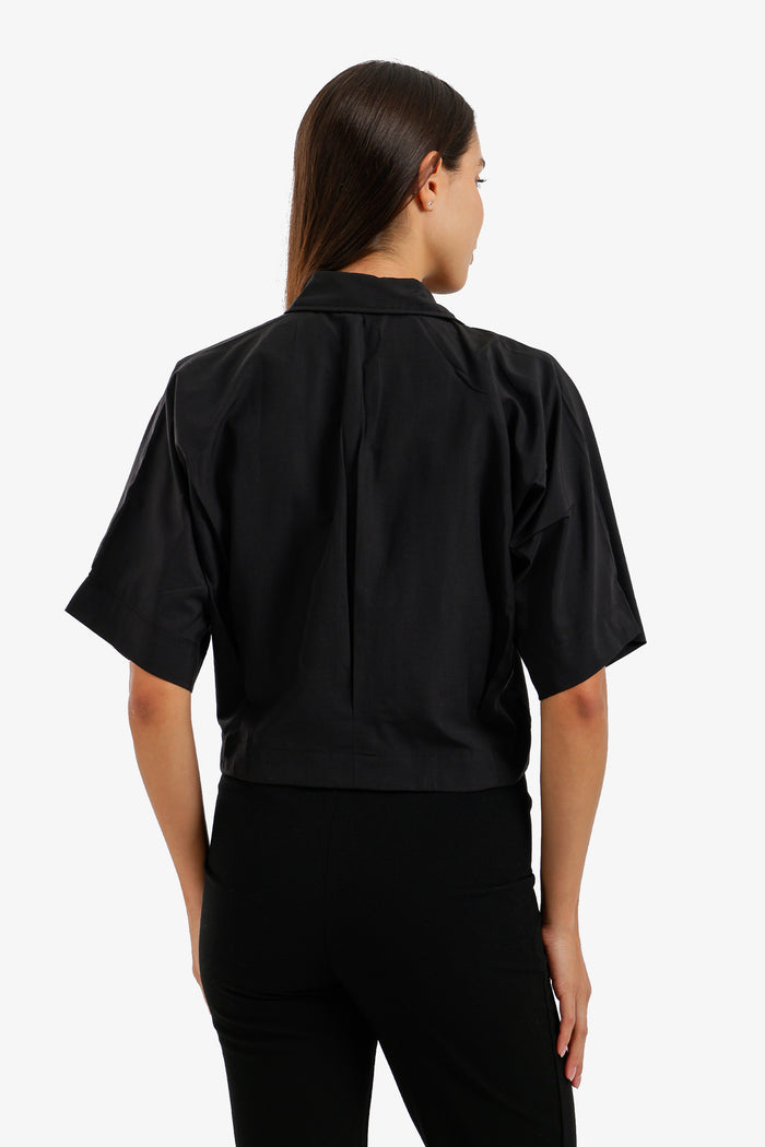 Cropped Regular Fit Shirt