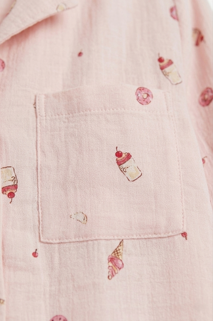 Dessert Printed Pyjama Set