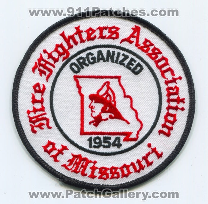 Fire Fighters Association of Missouri Patch Missouri MO