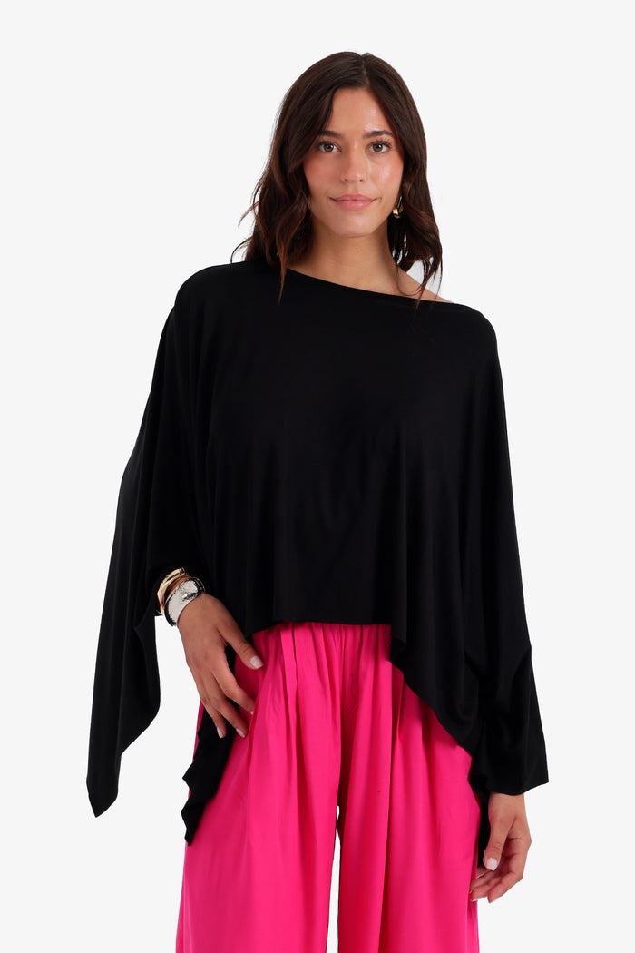 Black / OS / Viscose