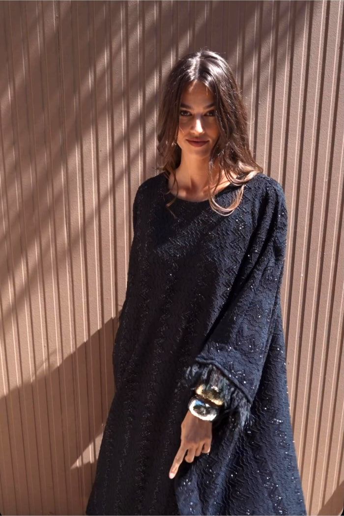 Black / OS / Jacquard