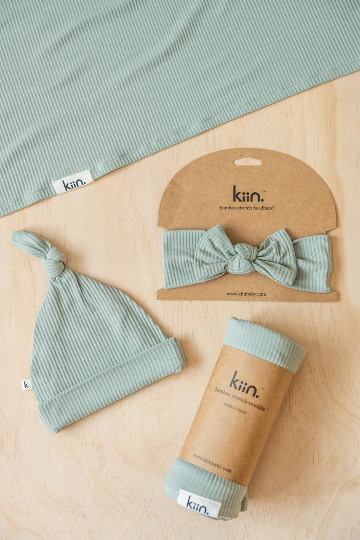 Kiin Organic Bamboo Stretch Swaddle - Sage