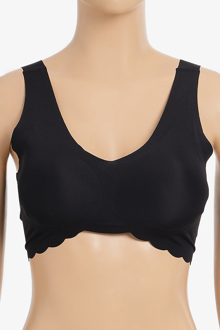 Laser-Cut Padded Bra