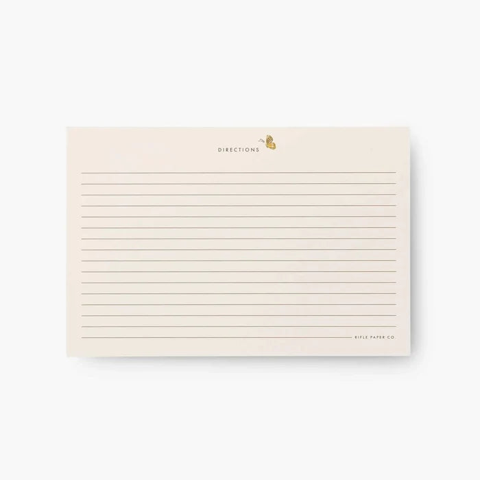 Mayfair Recipe Cards