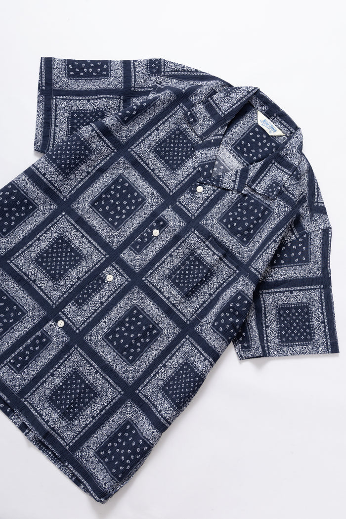 Non Stock MFG - Bandana Shirt - Navy