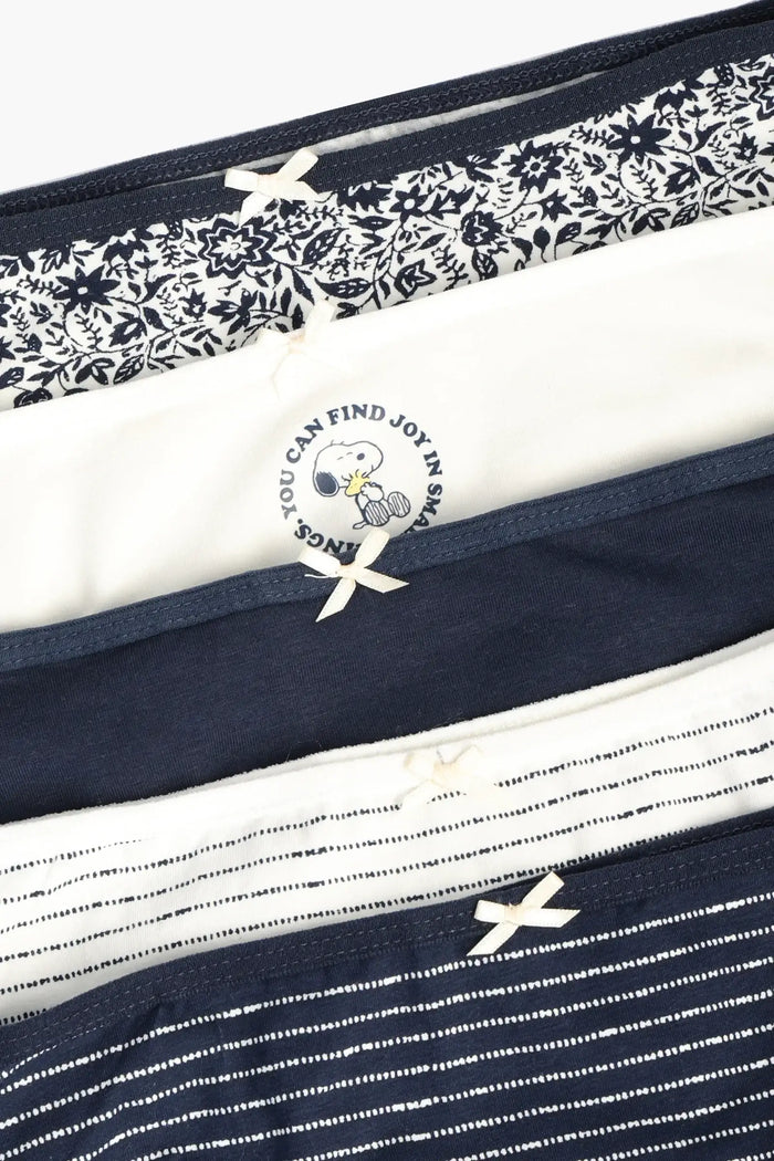 Pack of 5 Colored Brief Panties