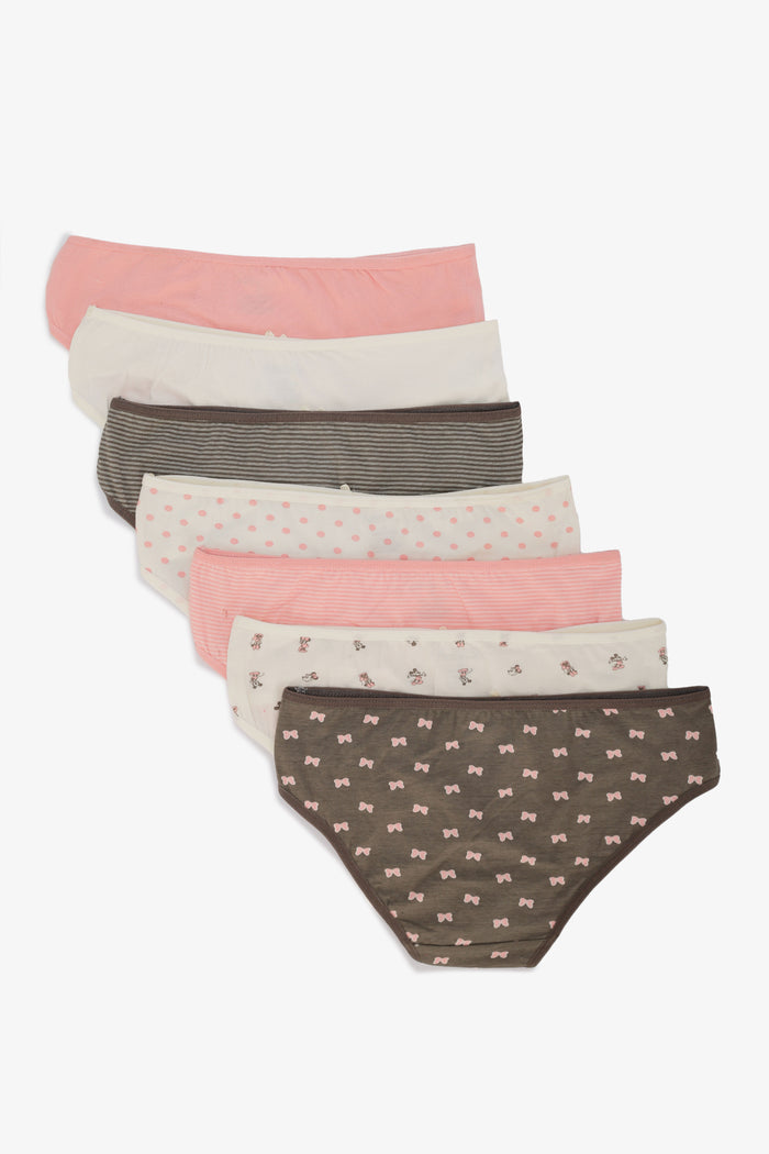 Pack of 7 Colored Bikini Panties