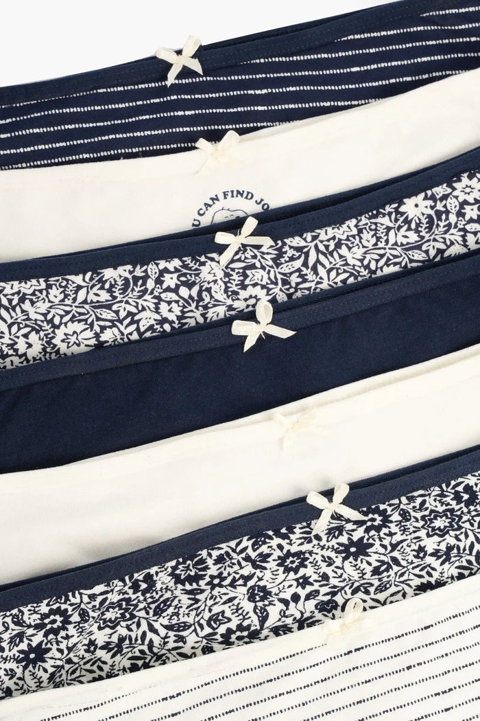 Pack of 7 Colored Brief Panties