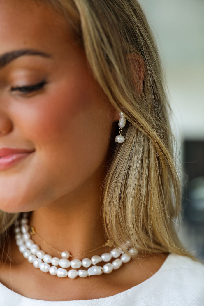 Pearl Drop Earrings
