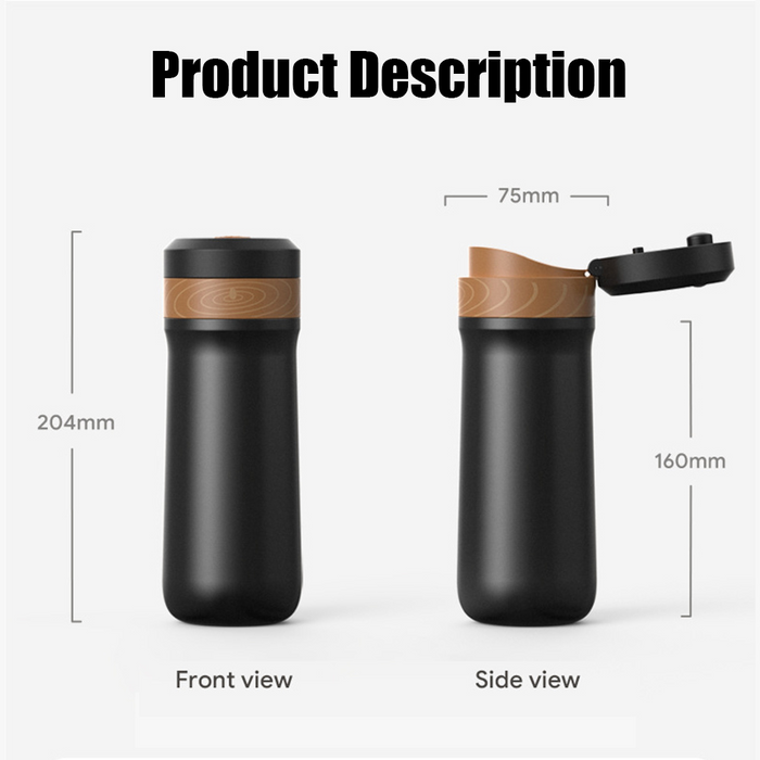 Portable French Press Coffee Machine