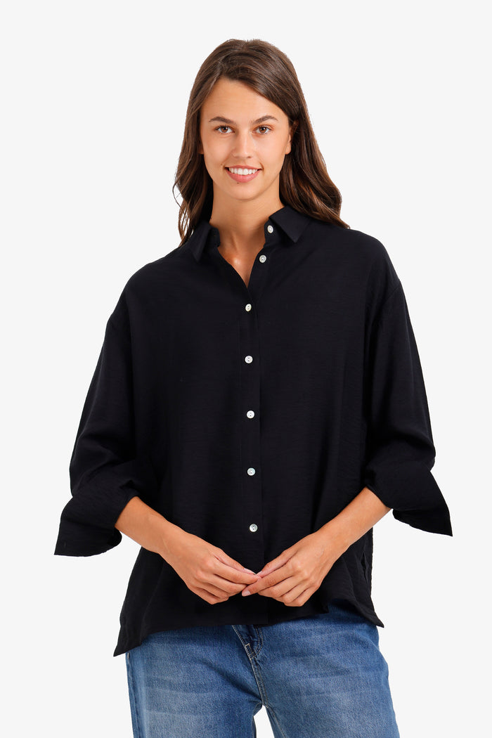Black / S / Linen