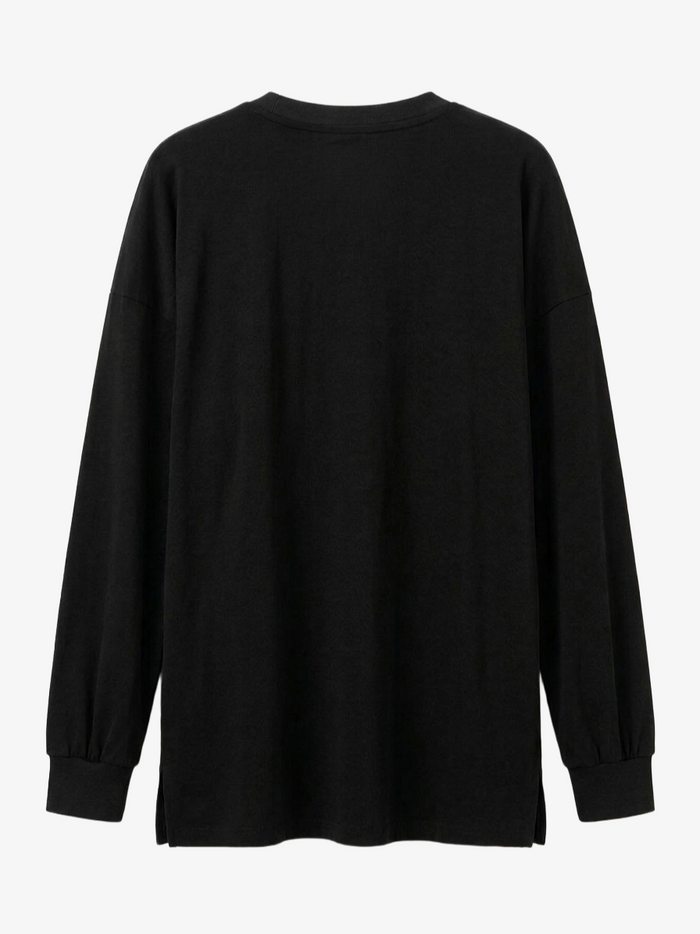 Relaxed Slip-On Blouse
