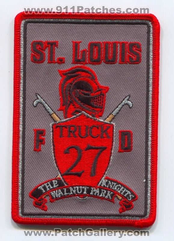 Saint Louis Fire Department Truck 27 Patch Missouri MO
