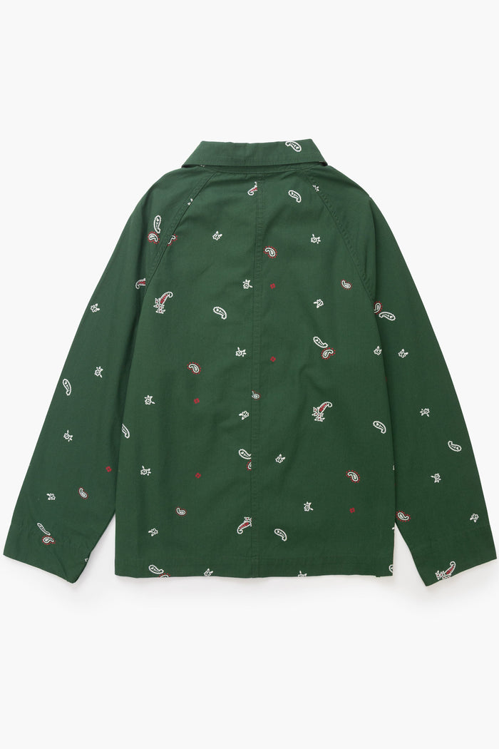 Service Works - Paisley Front Of House Jacket - Forest