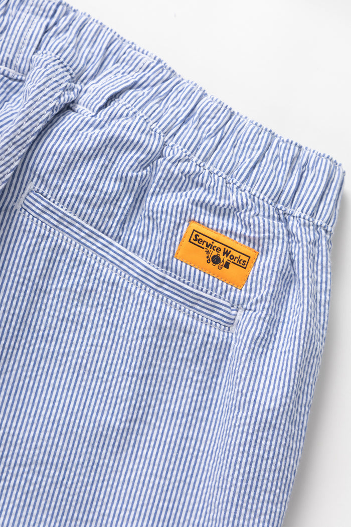 Service Works - Seersucker Waiters Pant - Navy Stripe
