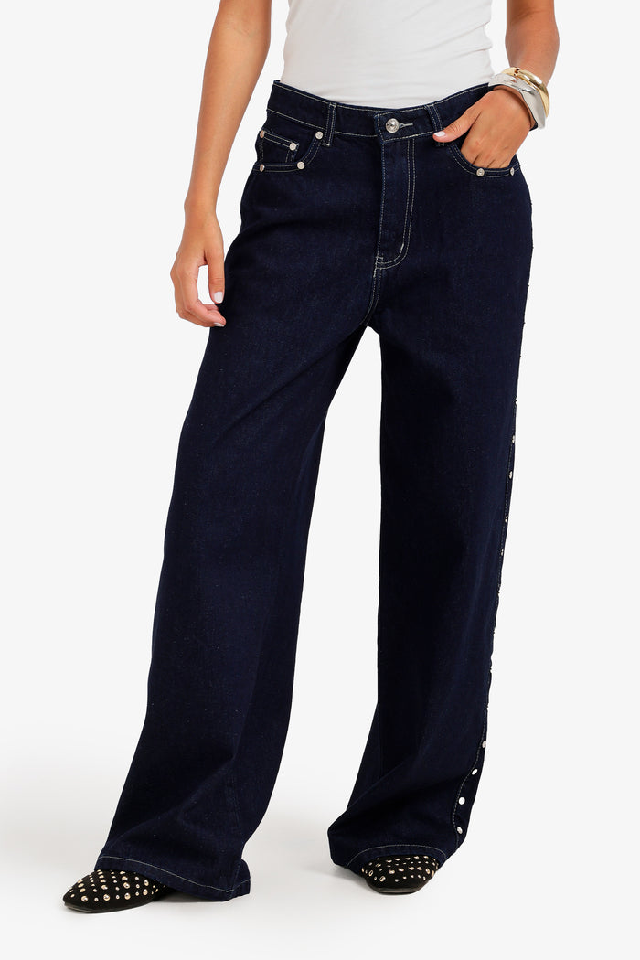 Navy / 34 / Denim