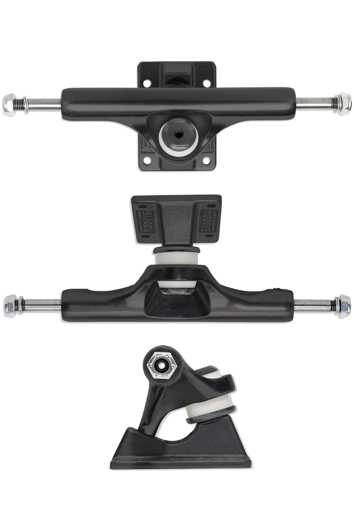 SLAPPY ST1 INVERTED HOLLOW LIGHT/ULTRA LOW KINGPIN TRUCKS (MATTE BLACK)