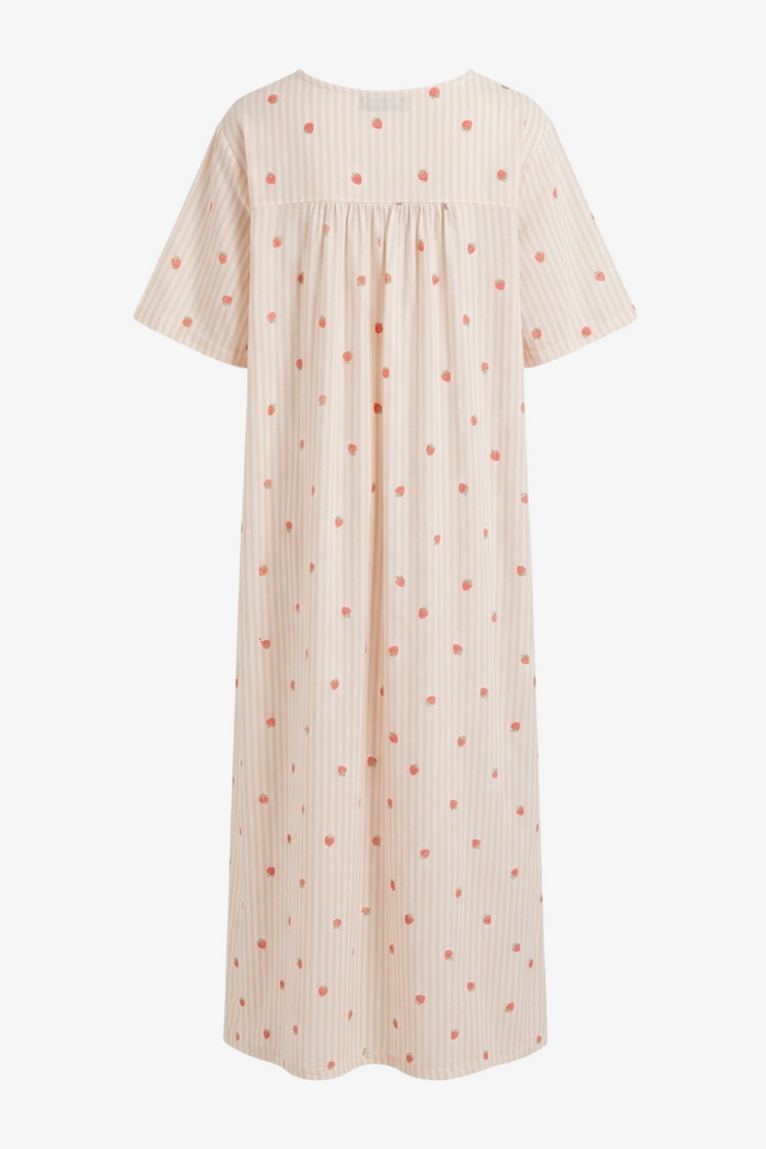 Strawberry Print Nightgown