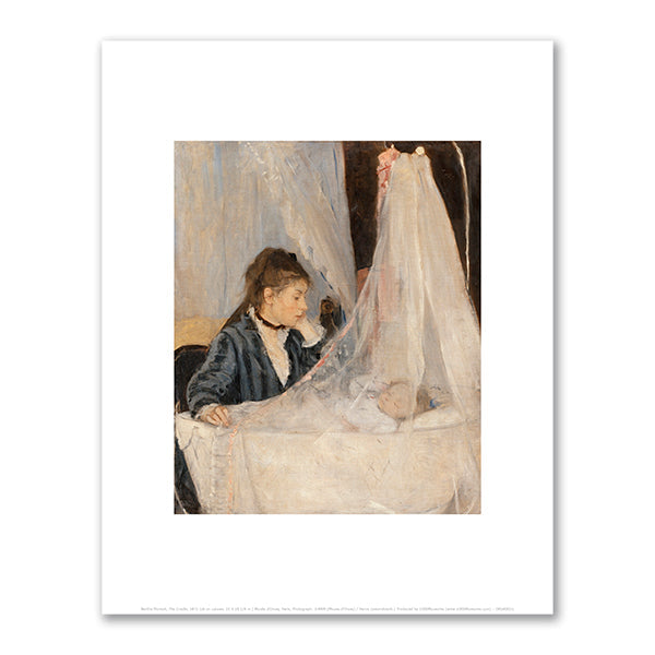 Berthe Morisot, The Cradle, 1872, Musée d'Orsay, Paris. Fine Art Prints in various sizes by Museums.Co