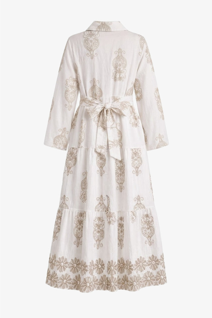 Tiered Midi Dress