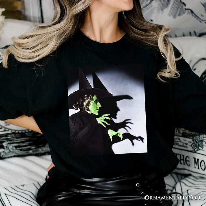 Vintage Wicked Witch of the West Graphic T-Shirt, Wizard of Oz Halloween Tee T-Shirts OrnamentallyYou