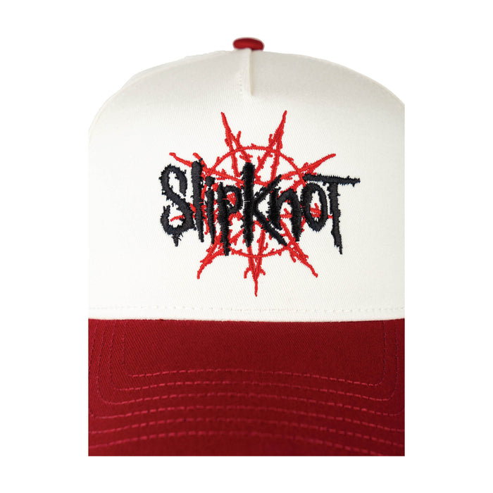 WELCOME X SPLIPKNOT NONAGRAM CAMO HAT (WHITE/RED)