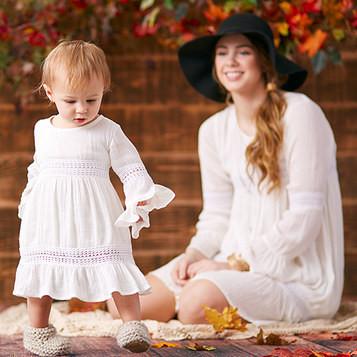 White Lace Dress Shirt-Dress Yo Baby Wholesale