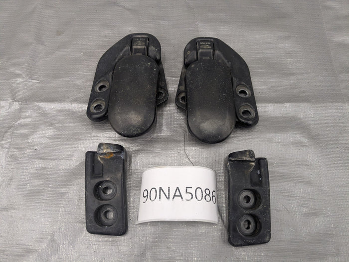 1990-2005 Mazda Miata Mx-5 OEM Soft Top Convertible Latch Latches Striker Set 90NA5086 90-05 Mazda Miata OEM used part