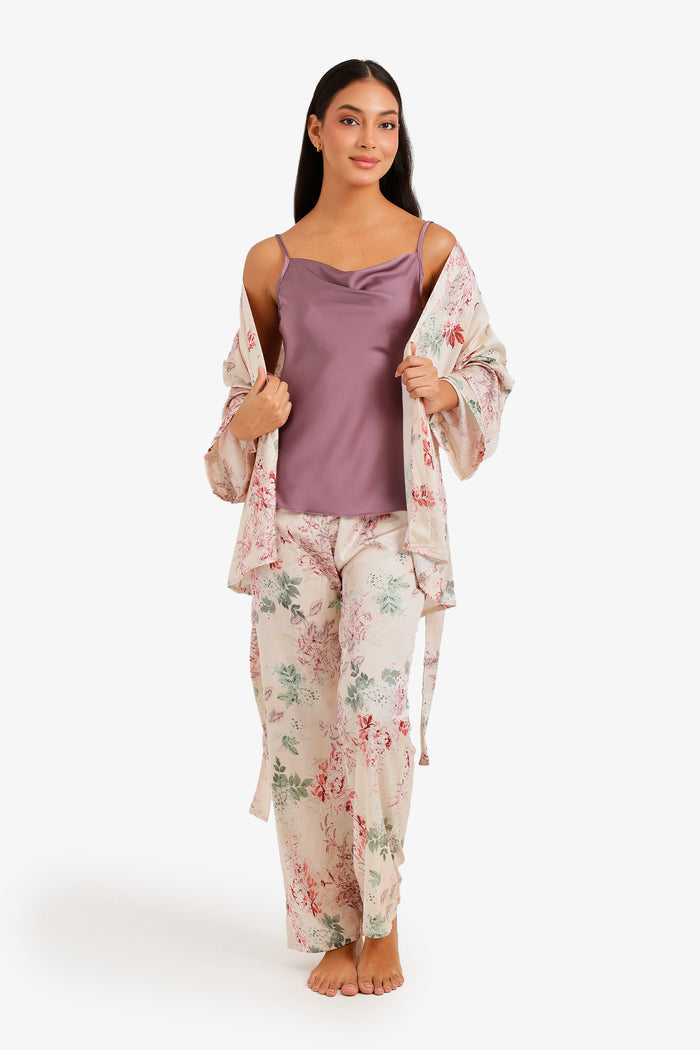 3-Piece Floral Pyjama