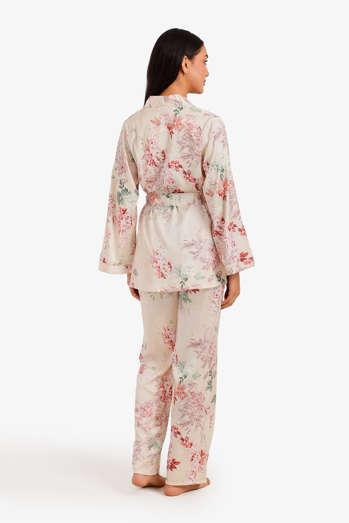 3-Piece Floral Pyjama