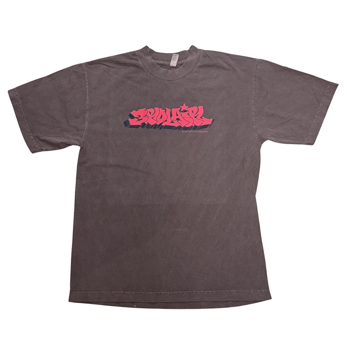 3RD LAIR GRAFFITI HEAVY WEIGHT TSHIRT (CLOVE/RED/BLACK)
