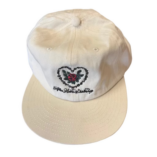 AFTER HOURS HEART THROB HAT (WHITE)