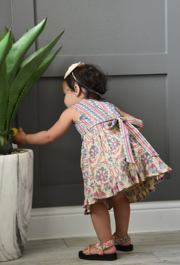 Abstract & Floral Shirt Dress Dress Yo Baby Wholesale