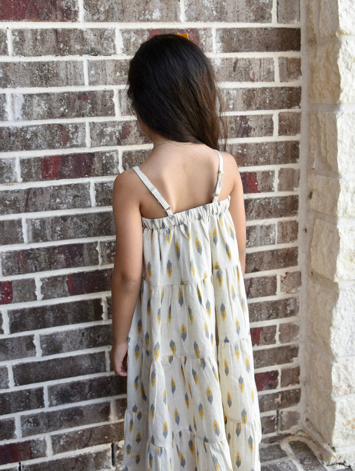 Acorn Print Maxi Dress Dress Yo Baby Wholesale