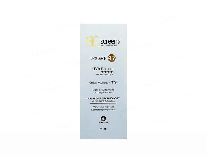 Acscreen Oil Control Sunscreen Gel SPF 47 50ml